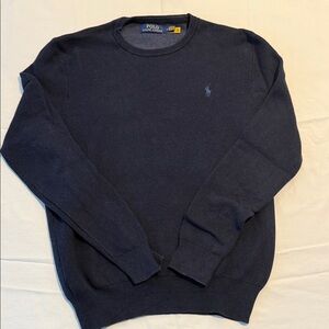Polo by Ralph Lauren Men's Deep Blue Crewneck Sweater